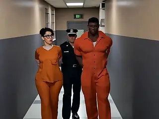 Animation Sex Movies: Nerdy girl gets her pussy filled with fat cock behind bars, the confined space amplifying the intensity. Gasps echo off walls as she adapts to the size, losing herself in the moment. The cold metal against skin contrasts with the heat, heightening the forbidden vibe.