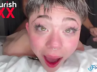 Hardcore XXX Movies: Magenta Lexx endures hardcore anal, body arching in the West Philly Dungeon as pain blends with pleasure. Thrusts come brutal and deep, turning the session into a test of limits. The cold chains against skin add a chilling contrast to the fire.