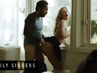 Adult XXX Movies: Blonde stepsister's cries echo as fingers delve into her smooth depths, the action building with teasing precision. The cool air brushes against exposed skin, contrasting the heat of their connection and amplifying each wave of pleasure. They push deeper, turning simple touches into a symphony of wild release.